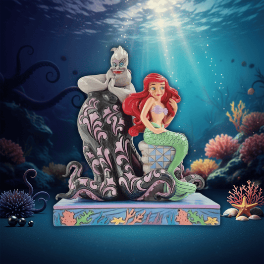Disney Traditions Ursula and Ariel Figurine By Jim Shore 6010094