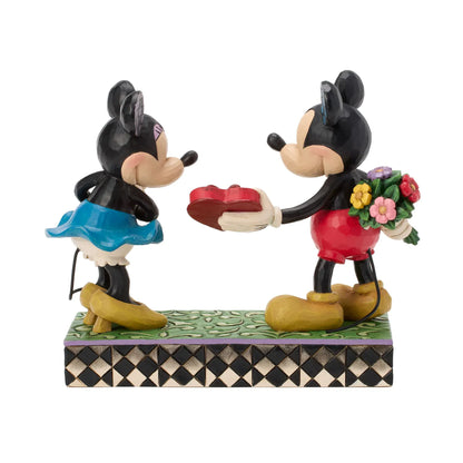 Disney Traditions Vintage Love Mickey and Minnie Figurine by Jim Shore