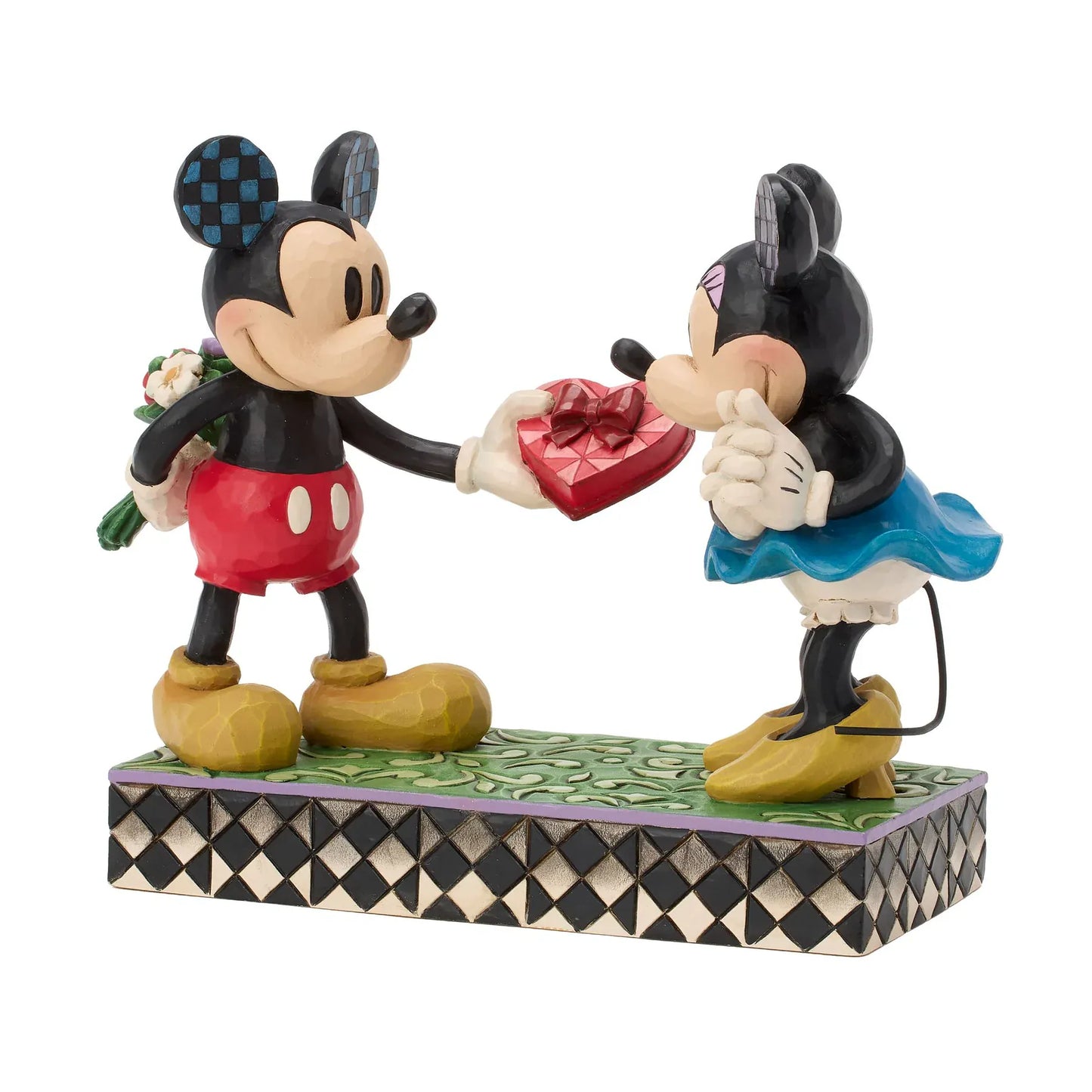 Disney Traditions Vintage Love Mickey and Minnie Figurine by Jim Shore