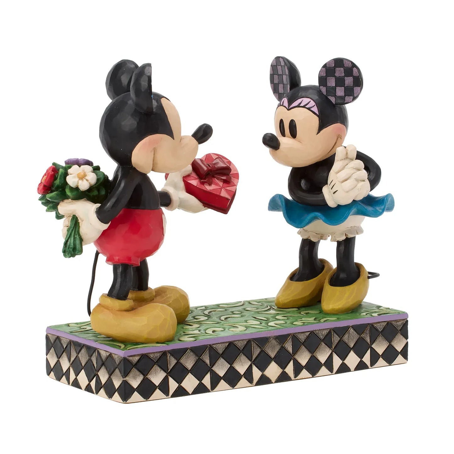 Disney Traditions Vintage Love Mickey and Minnie Figurine by Jim Shore