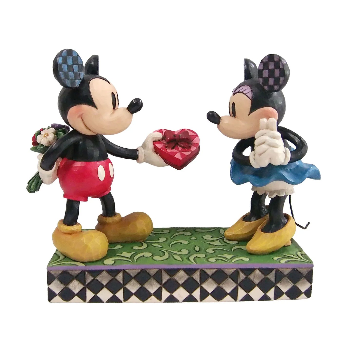 Disney Traditions Vintage Love Mickey and Minnie Figurine by Jim Shore