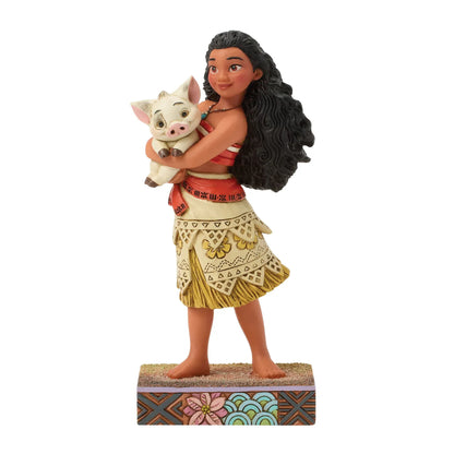 Disney Traditions Wayfinder’s Best Friend Moana & Pua Figurine By Jim Shore 6016893