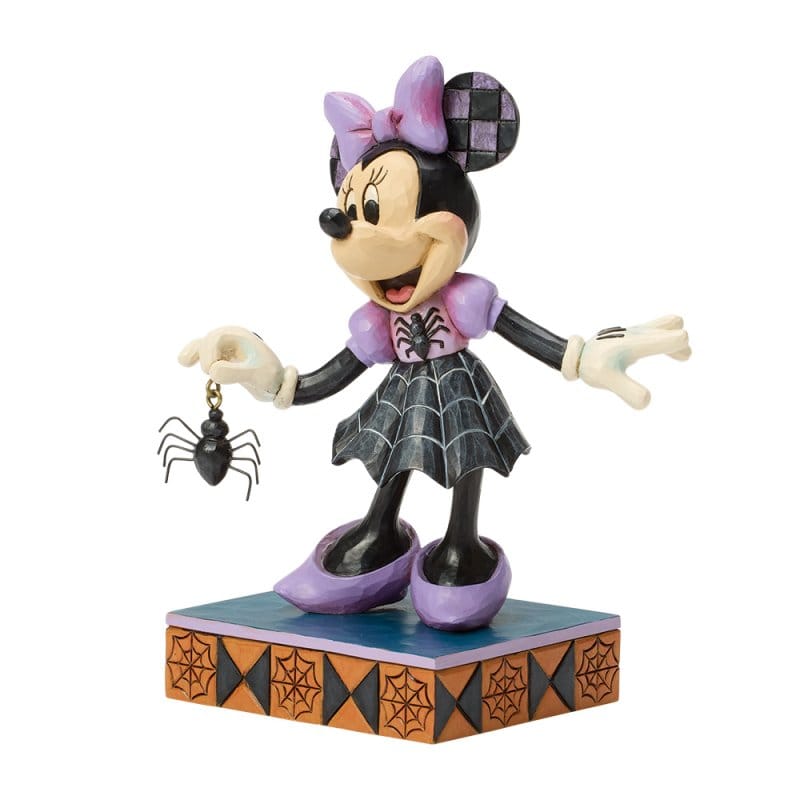 Disney Traditions Web-tastic Halloween (Minnie in Spider Dress) Figurine By Jim Shore 6017939