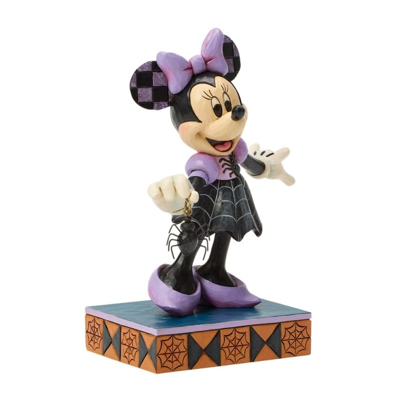Disney Traditions Web-tastic Halloween (Minnie in Spider Dress) Figurine By Jim Shore 6017939