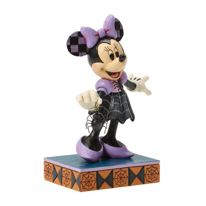 Disney Traditions Web-tastic Halloween (Minnie in Spider Dress) Figurine By Jim Shore 6017939