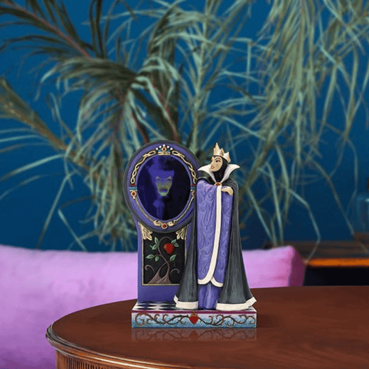 Disney Traditions Who's The Fairest One of All Evil Queen with Mirror Figurine by Jim Shore 6013067