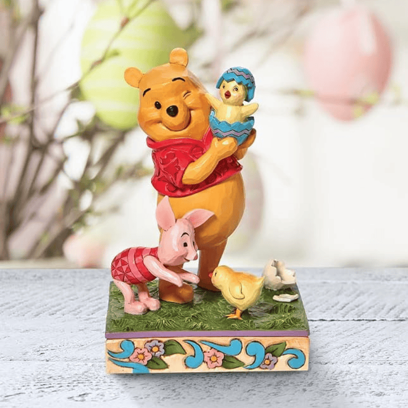 Disney Traditions Winnie The Pooh & Piglet Easter Figurine by Jim Shore 6010103