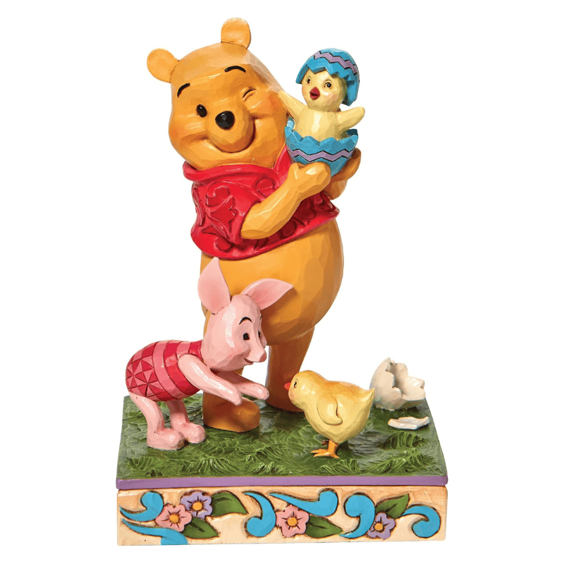Disney Traditions Winnie The Pooh & Piglet Easter Figurine by Jim Shore 6010103