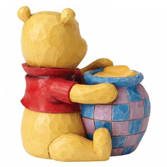 Disney Traditions Winnie the Pooh with Honey Pot Mini Figurine 4054289