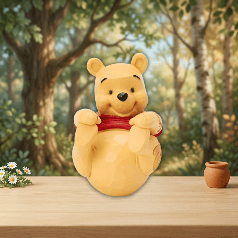 Disney Traditions Winnie the Pooh Wobbler Mini Figurine by Jim Shore