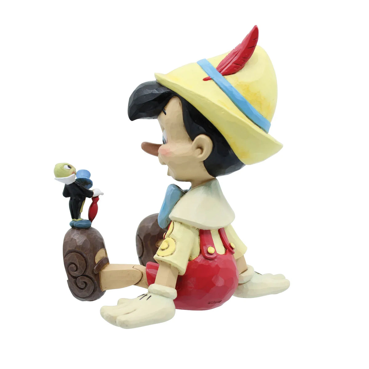 Disney Traditions Wishful and Wise Pinocchio and Jiminy Sitting Figurine By Jim Shore 6011934