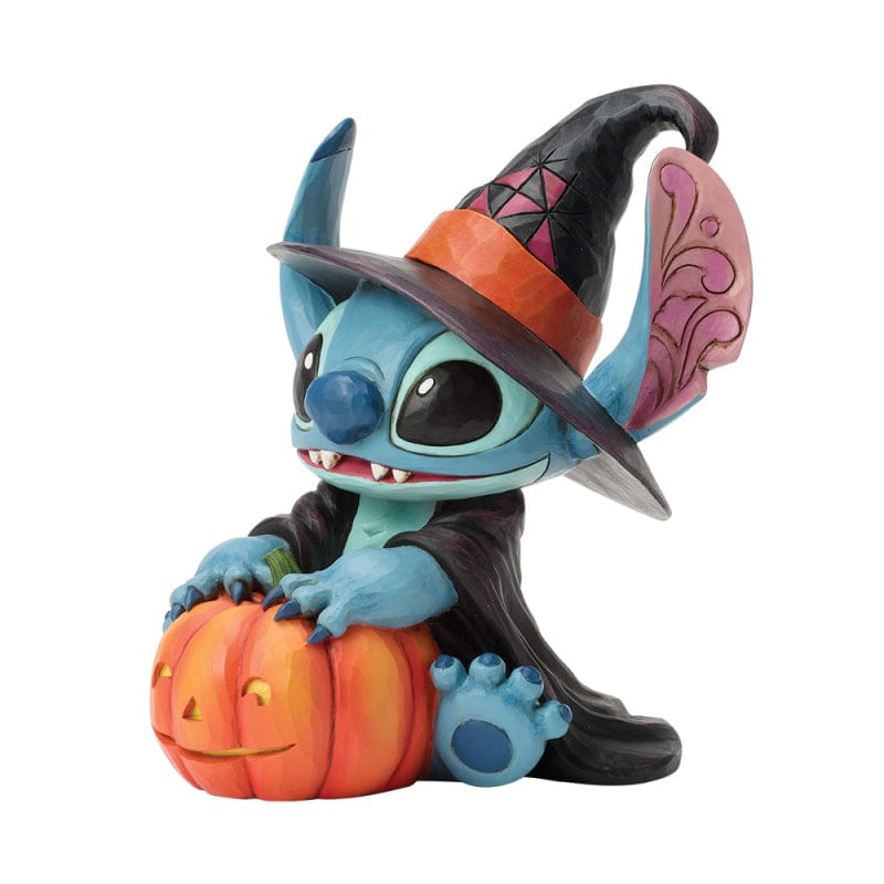 Disney Traditions Witchy Stitch (Stitch Witch with Jack-O-Lantern) Figurine By Jim Shore 6017942