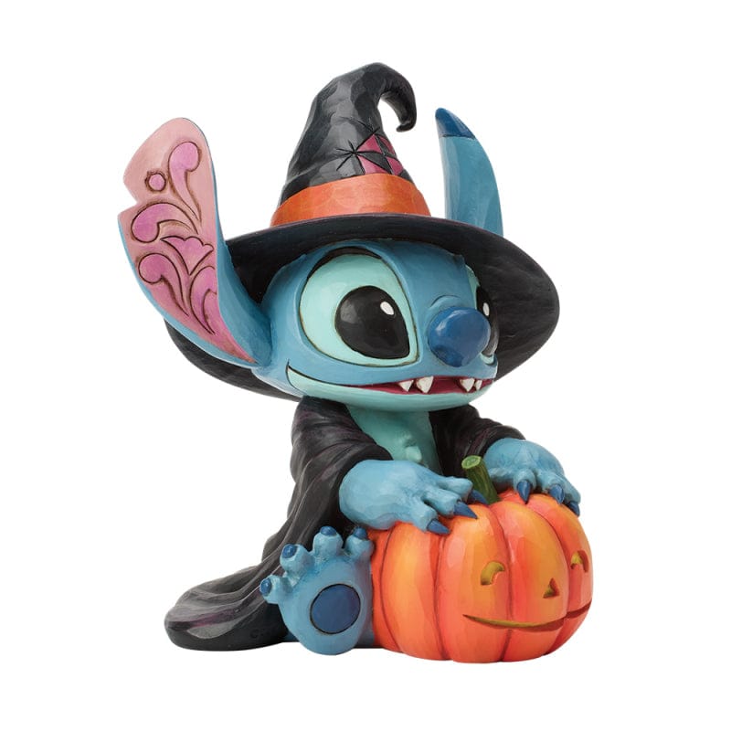 Disney Traditions Witchy Stitch (Stitch Witch with Jack-O-Lantern) Figurine By Jim Shore 6017942