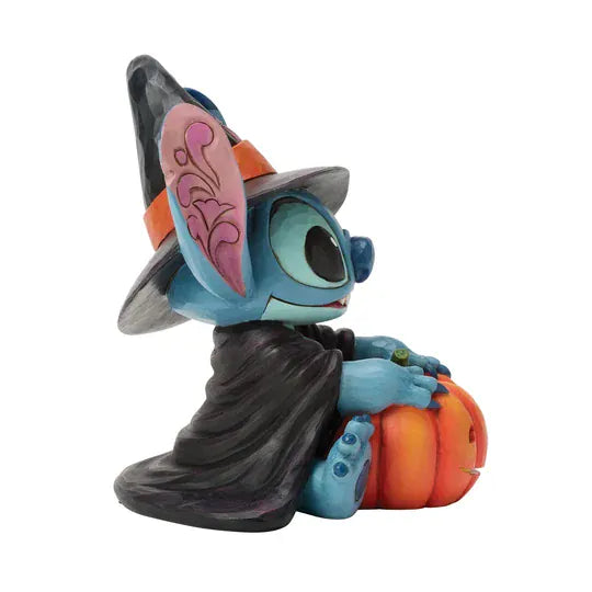 Disney Traditions Witchy Stitch (Stitch Witch with Jack-O-Lantern) Figurine By Jim Shore 6017942