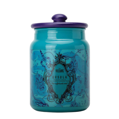Disney Ursula Ceramic Sea Flower & Black Pearl Aqua Candle by Disney Home Fragrance