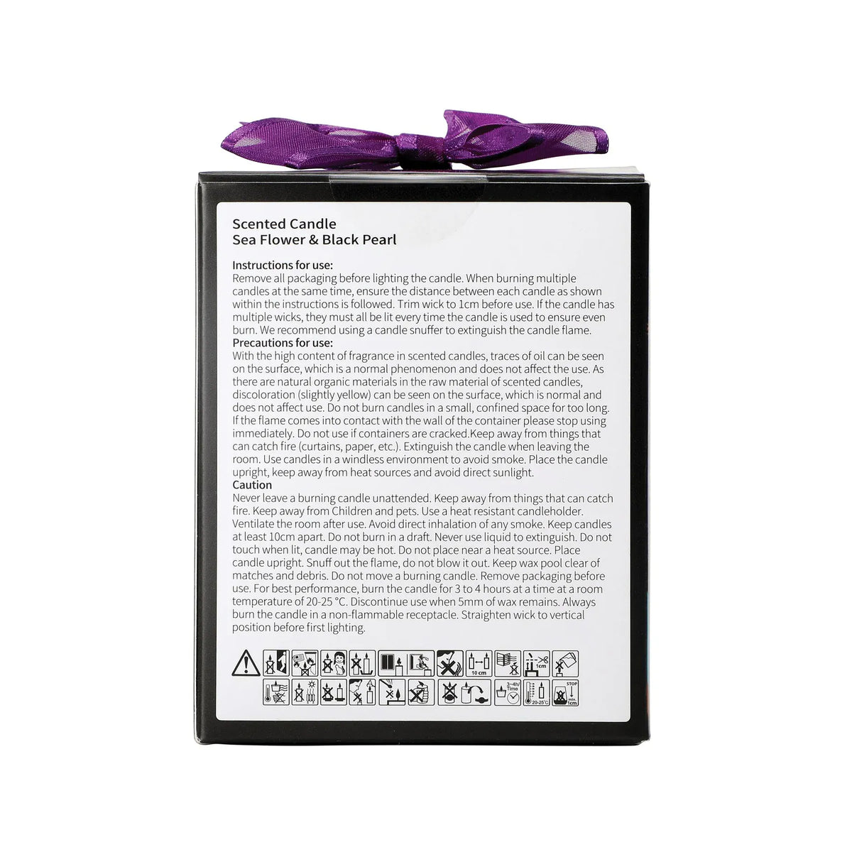 Disney Ursula Sea Flower & Black Pearl Candle by Disney Home Fragrance