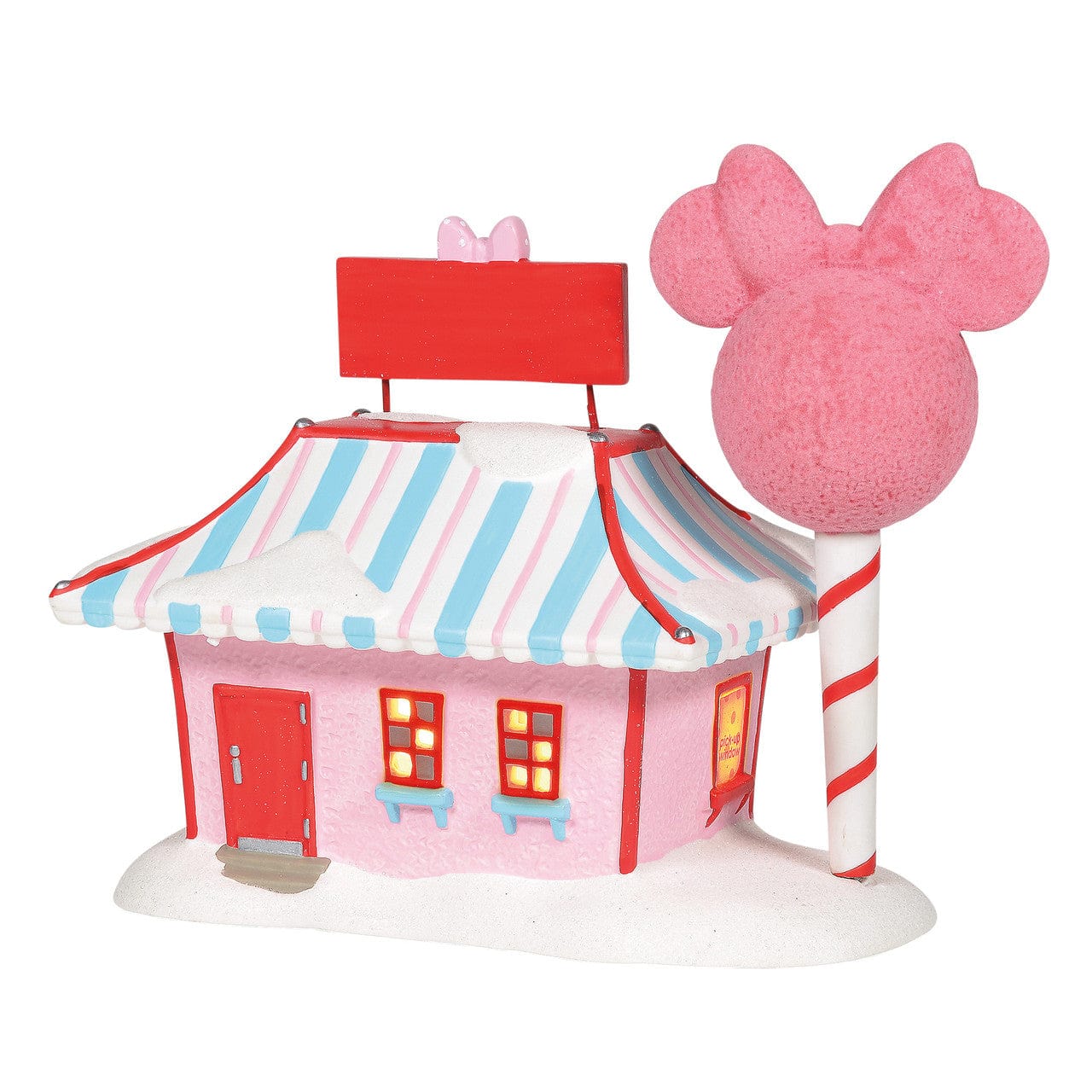 Disney Village Minnie's Cotton Candy Shop Figurine By Department 56 A30316