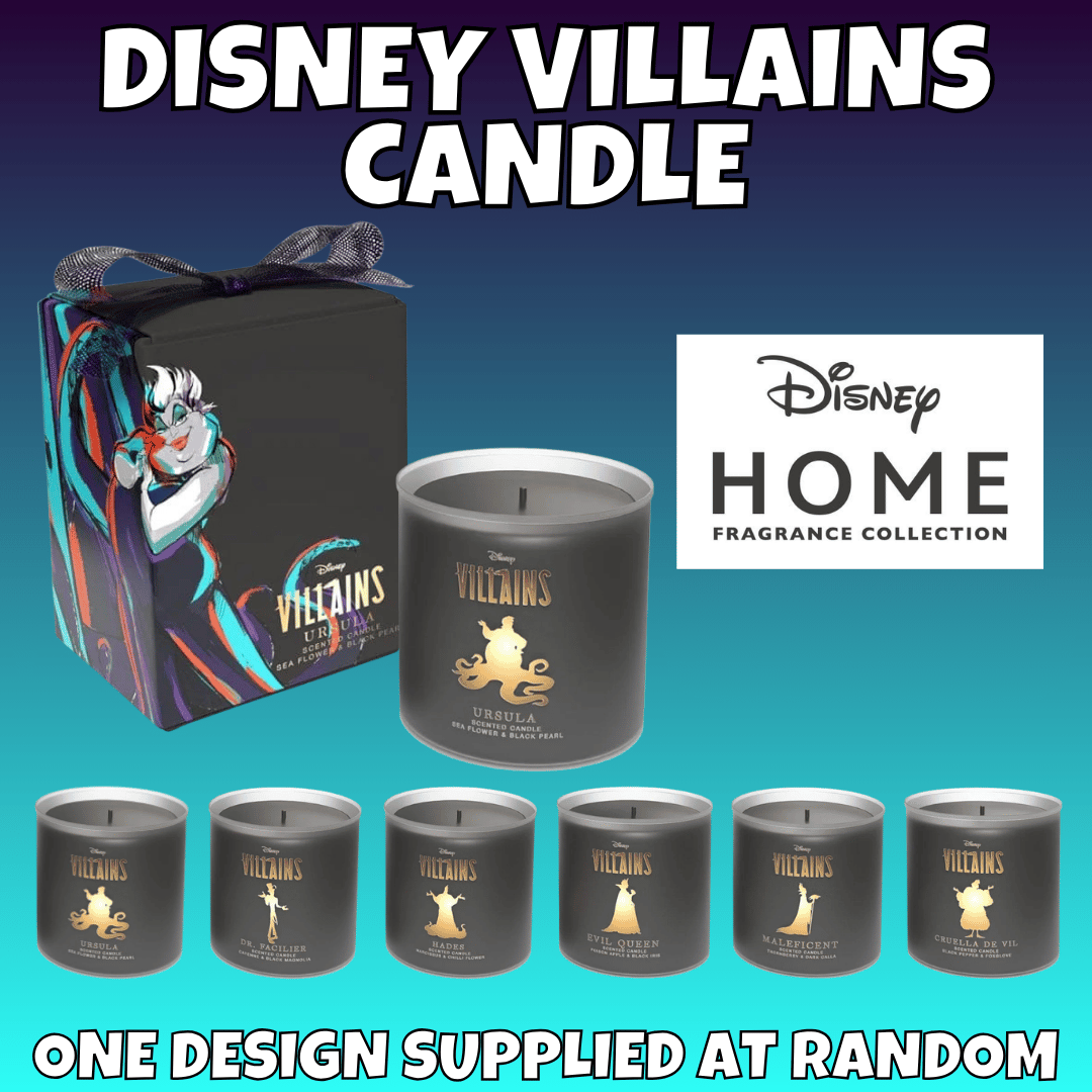 Disney Villains Candle By Disney Home Fragrance ONE SUPPLIED AT RANDOM