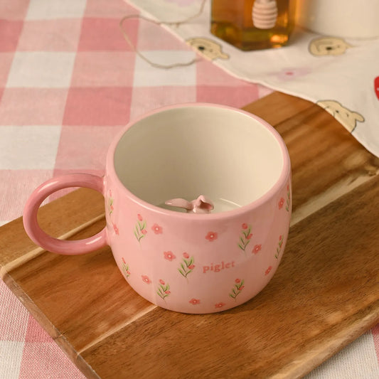 Disney Winnie the Pooh 3D Character Mug - Piglet