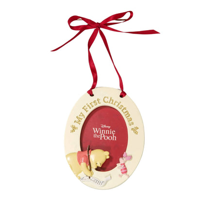 Disney Winnie The Pooh - Baby's First Christmas Hanging Frame