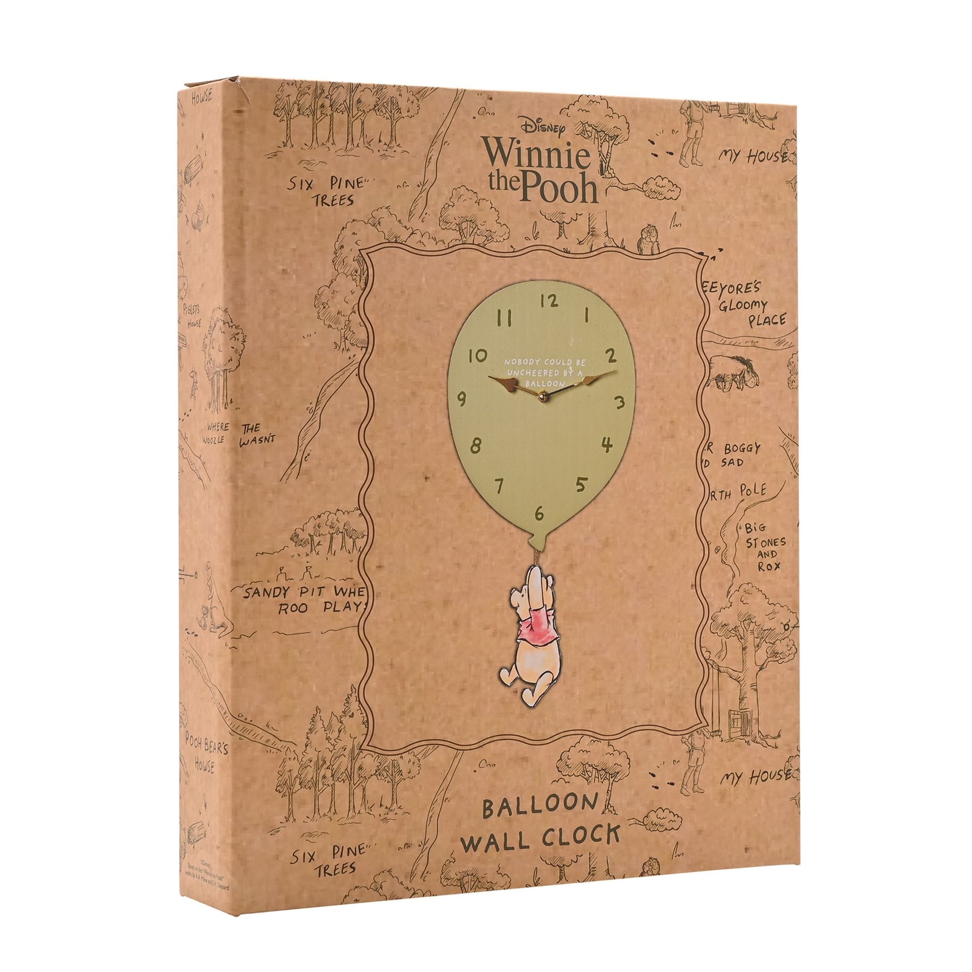 Disney Winnie The Pooh Balloon Wall Clock