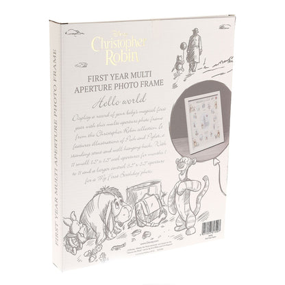 Disney Winnie The Pooh Christopher Robin First Year Multi Aperture Frame
