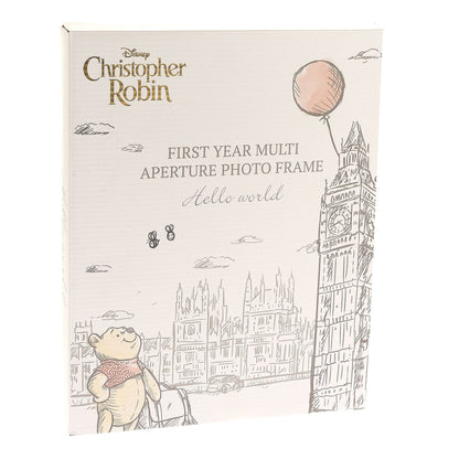 Disney Winnie The Pooh Christopher Robin First Year Multi Aperture Frame