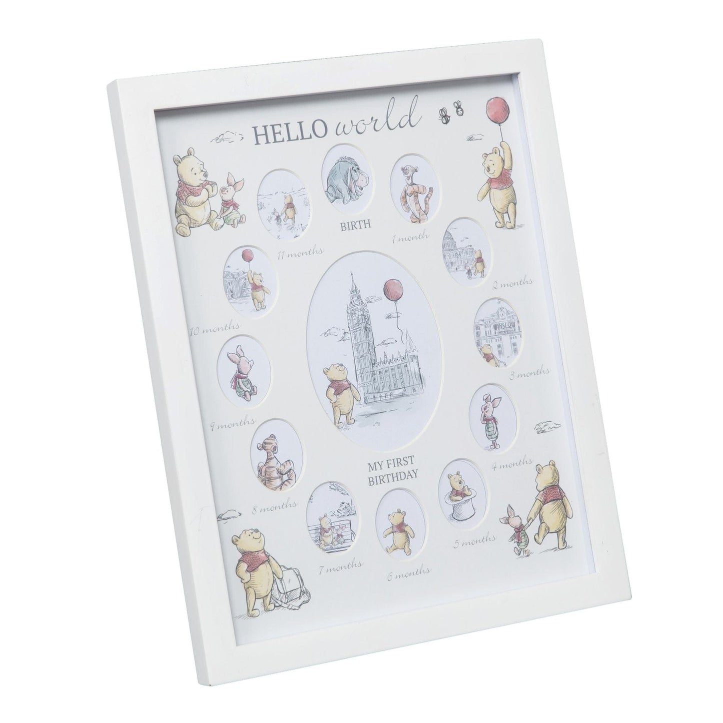 Disney Winnie The Pooh Christopher Robin First Year Multi Aperture Frame