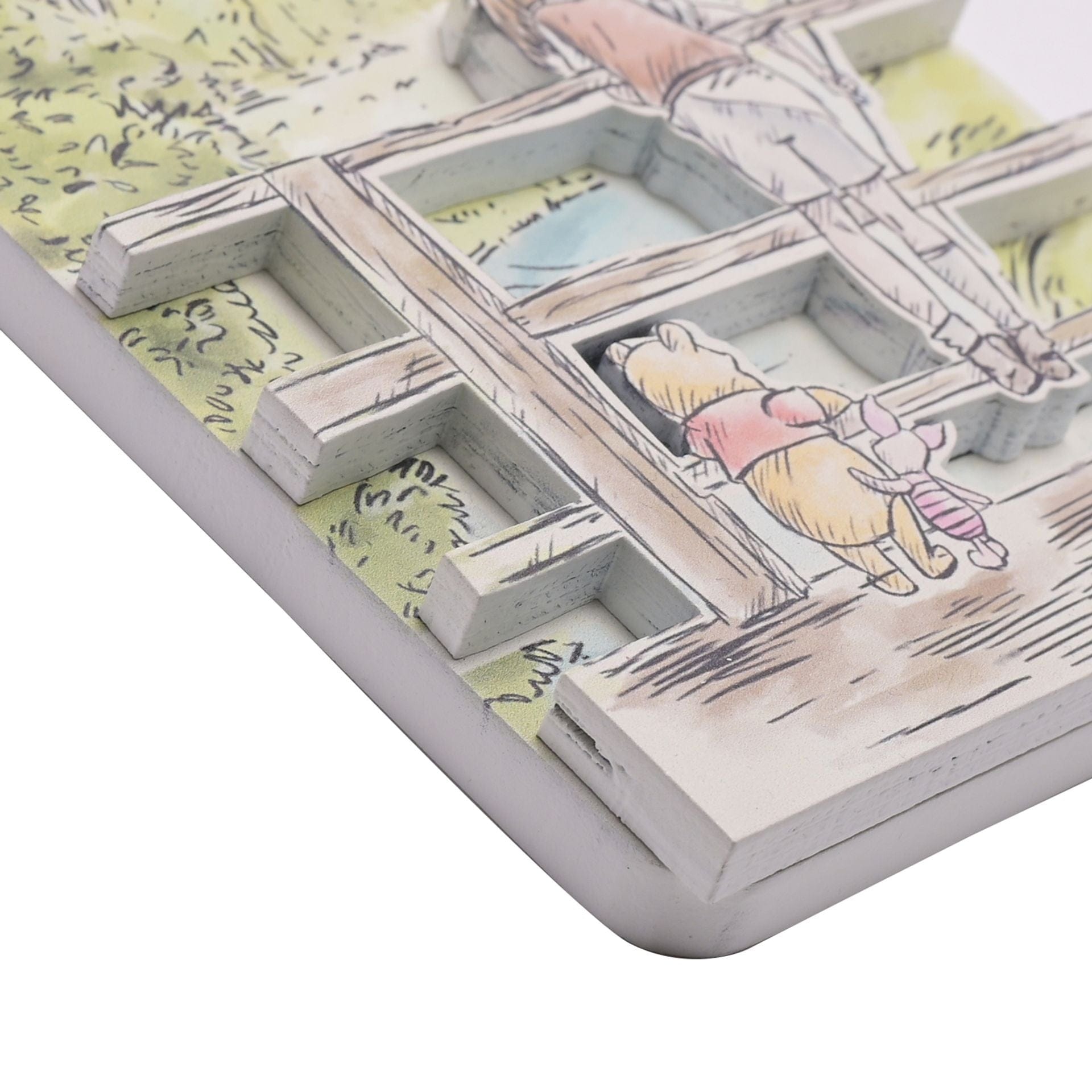 Disney Winnie The Pooh Double Layered Hanging Plaque