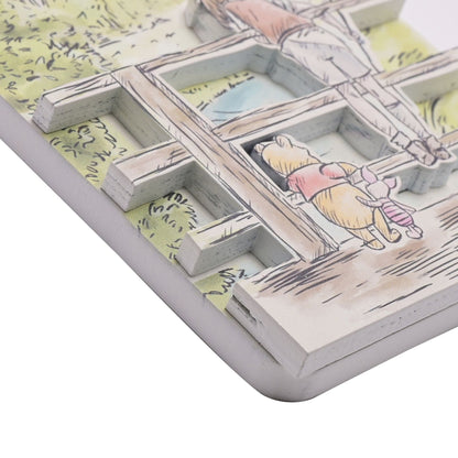 Disney Winnie The Pooh Double Layered Hanging Plaque