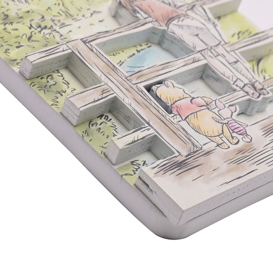 Disney Winnie The Pooh Double Layered Hanging Plaque