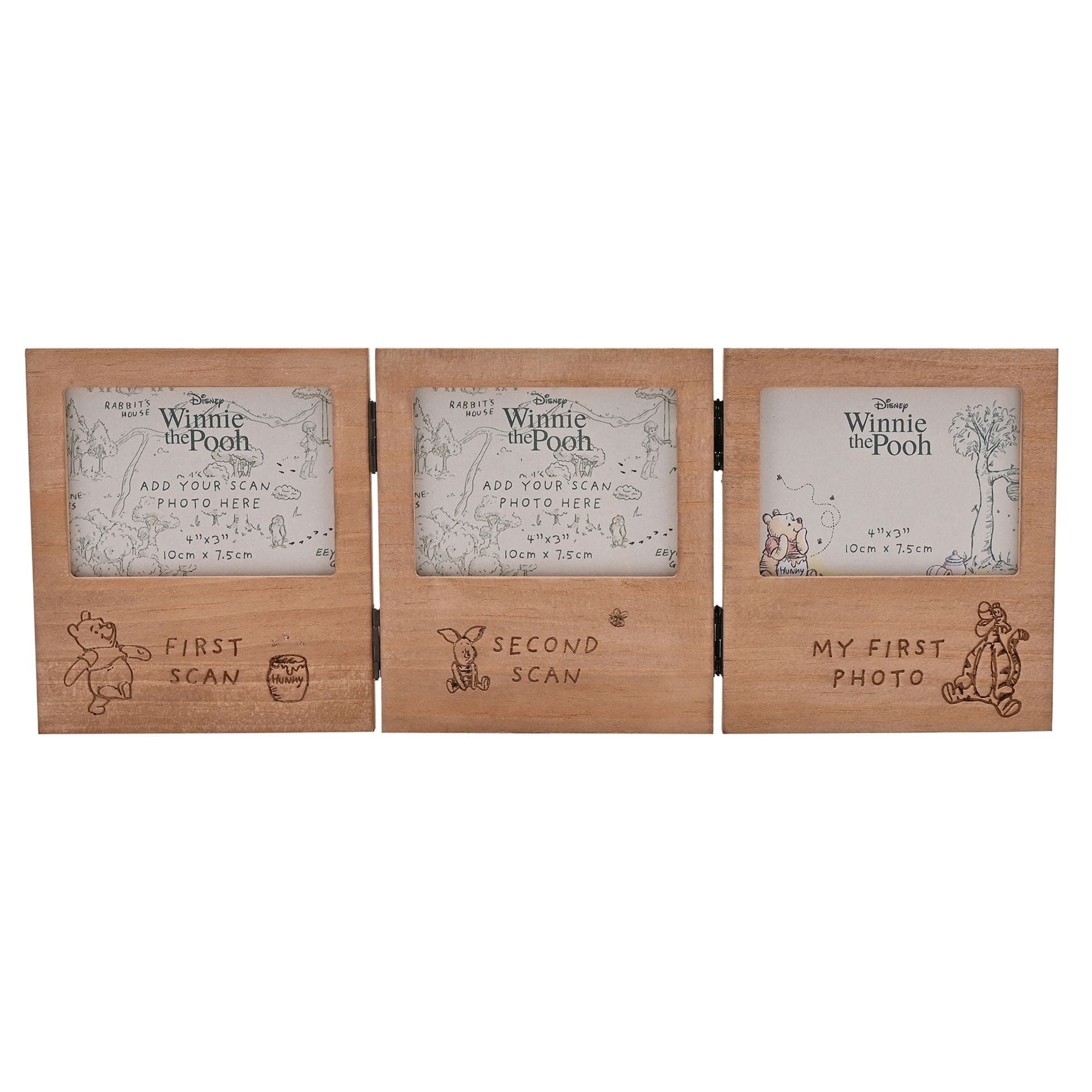 Disney Winnie The Pooh Folding Multi Aperture Scan Frame
