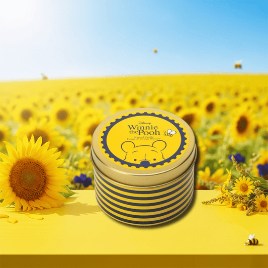 Disney Winnie the Pooh Honey & Orange Blossom Tin Candle by Disney Home Fragrance