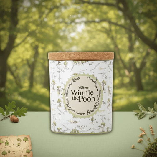 Disney Winnie the Pooh Hundred Acre Wood Glass Candle by Disney Home Fragrance