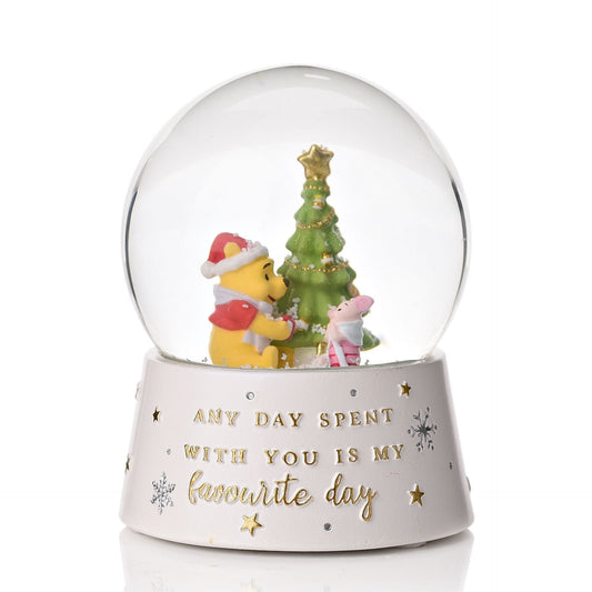 Disney Winnie The Pooh Resin Snow Globe