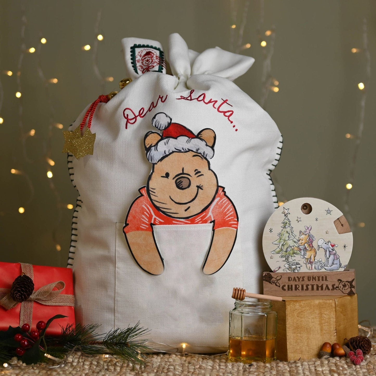 Disney Winnie the Pooh Sack - Dear Santa