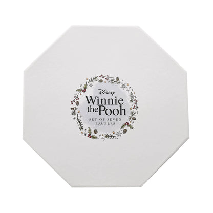 Disney Winnie The Pooh Set of 7 Baubles