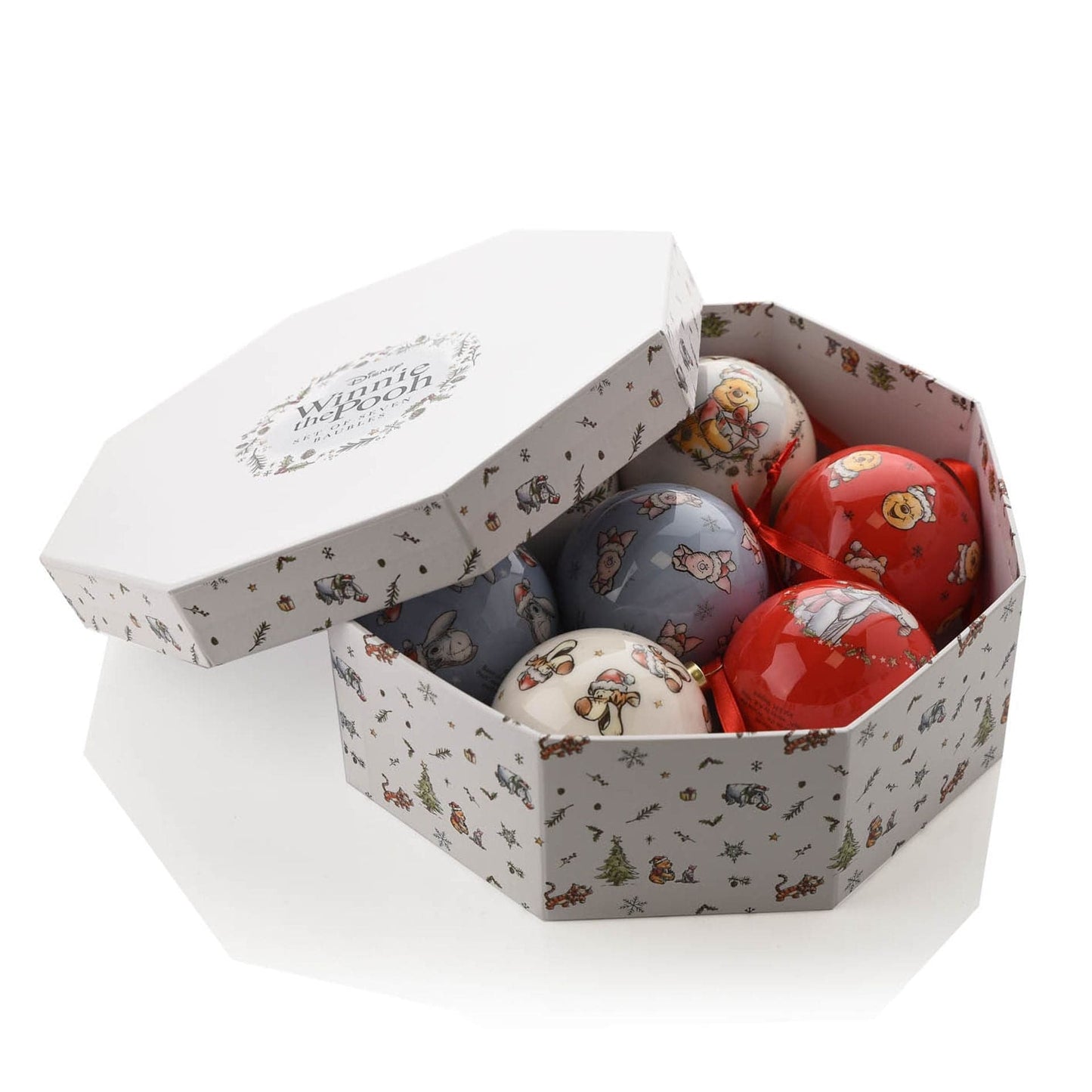 Disney Winnie The Pooh Set of 7 Baubles