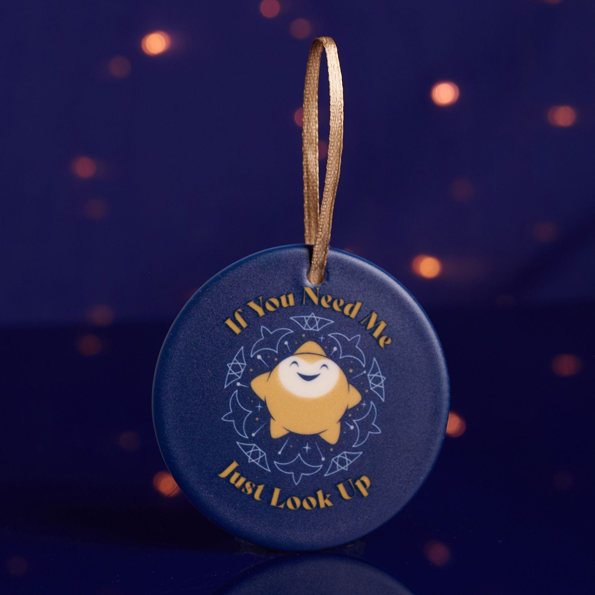 Disney Wish Ceramic Round Hanging Ornament - If You Need Me