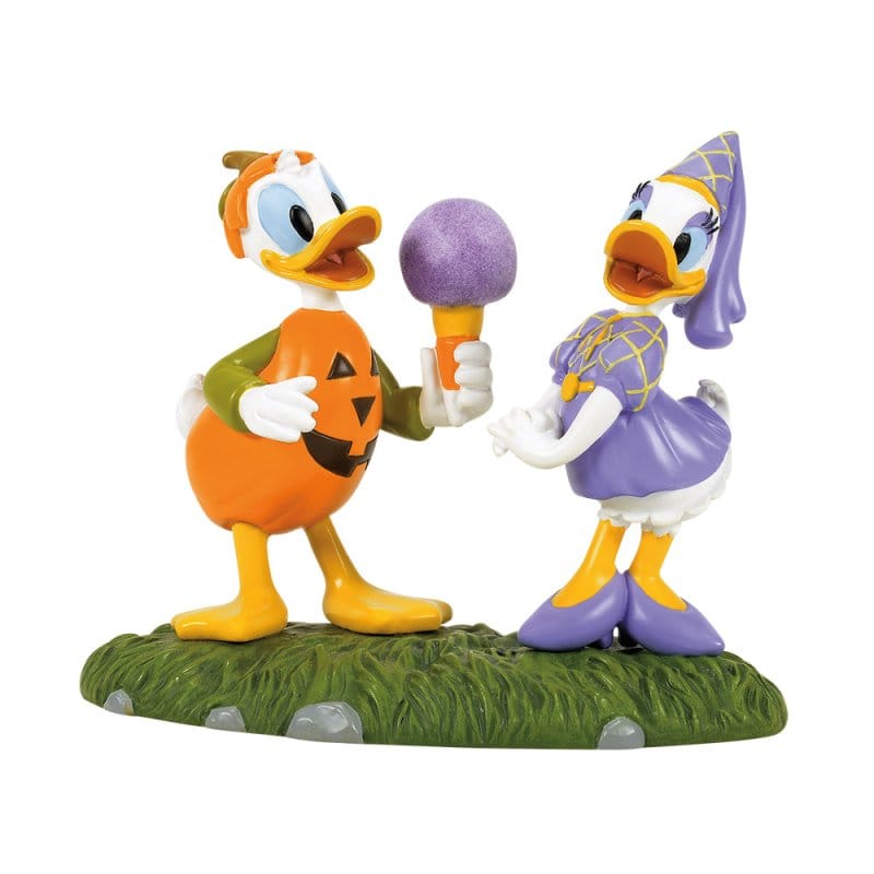 Donald and Daisy Halloween Figurine Disney Village by Department 56