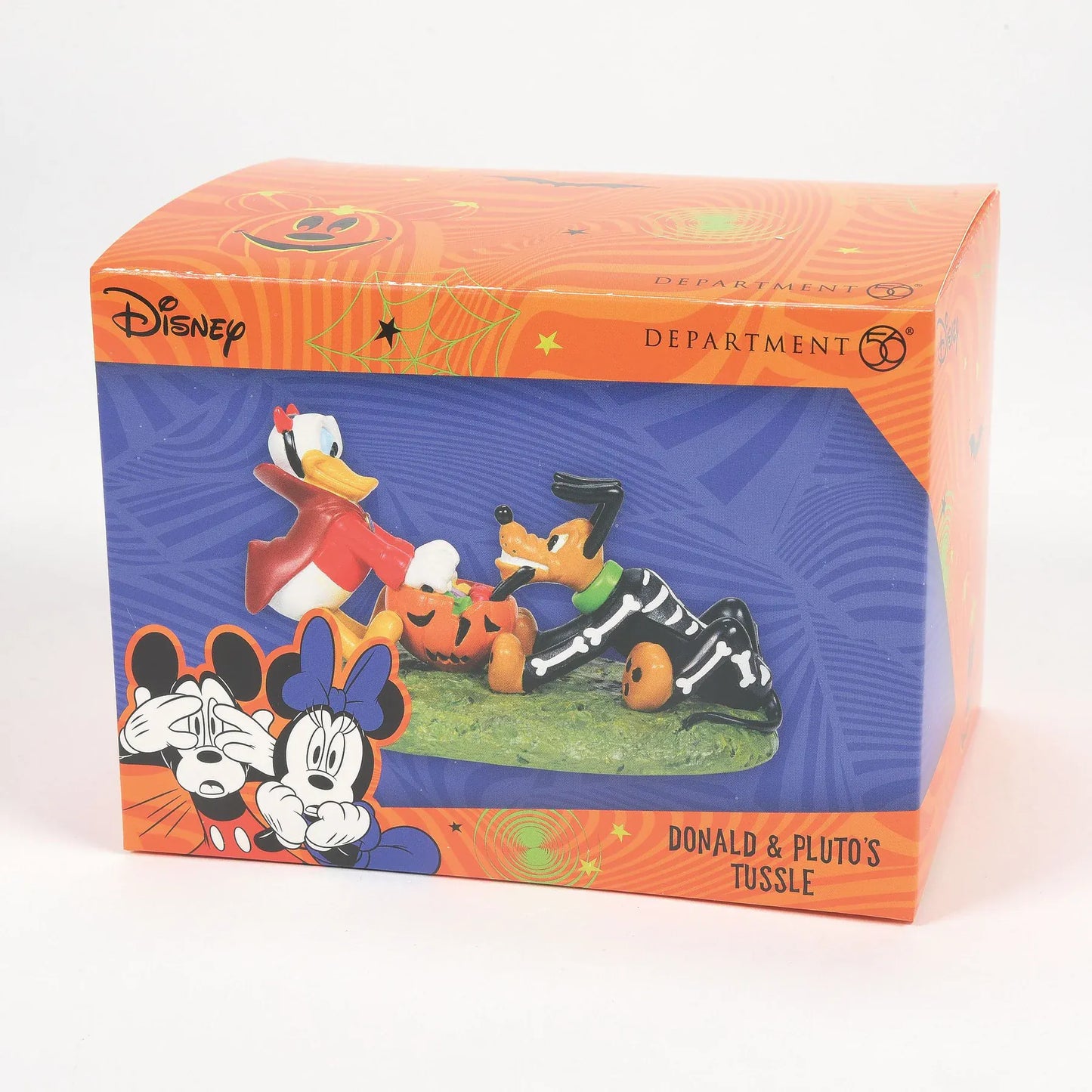 Donald & Pluto's Tussle Figurine Disney Village by Department 56