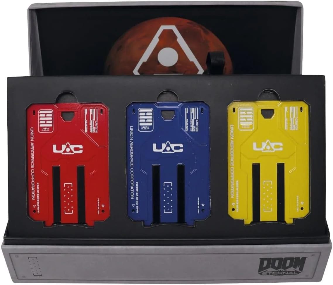 Doom Limited Edition UAC keycard Replica Collection