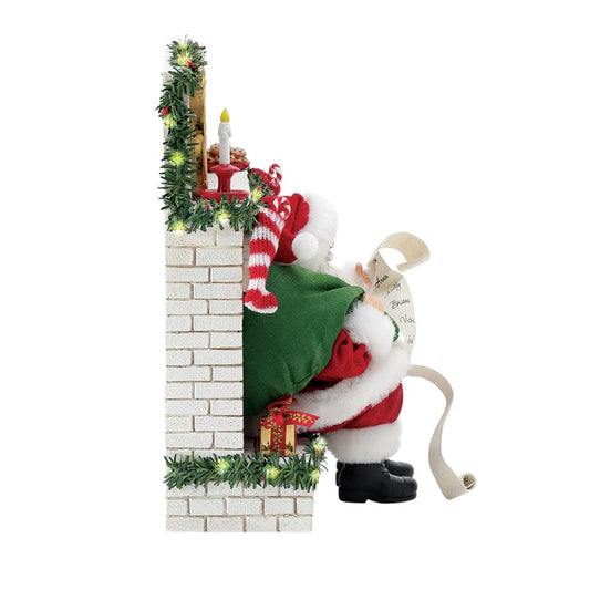 Down the Chimney Figurine Possible Dreams by Department 56 6017642
