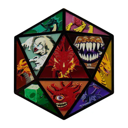 Dungeons & Dragons D20 Metal Medallion