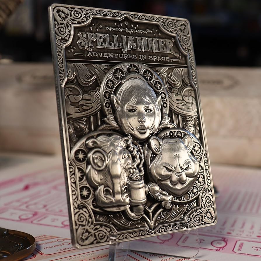 Dungeons & Dragons Spelljammer Adventures In Space Limited edition Metal Ingot