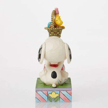 Eggcellent Tower (Snoopy & Woodstock Stacked Easter Eggs) Peanuts Figurine By Jim Shore, 6016262