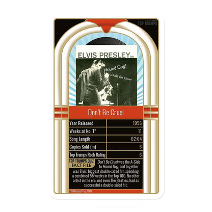 Elvis 30 Greatest Singles Top Trumps Card Game