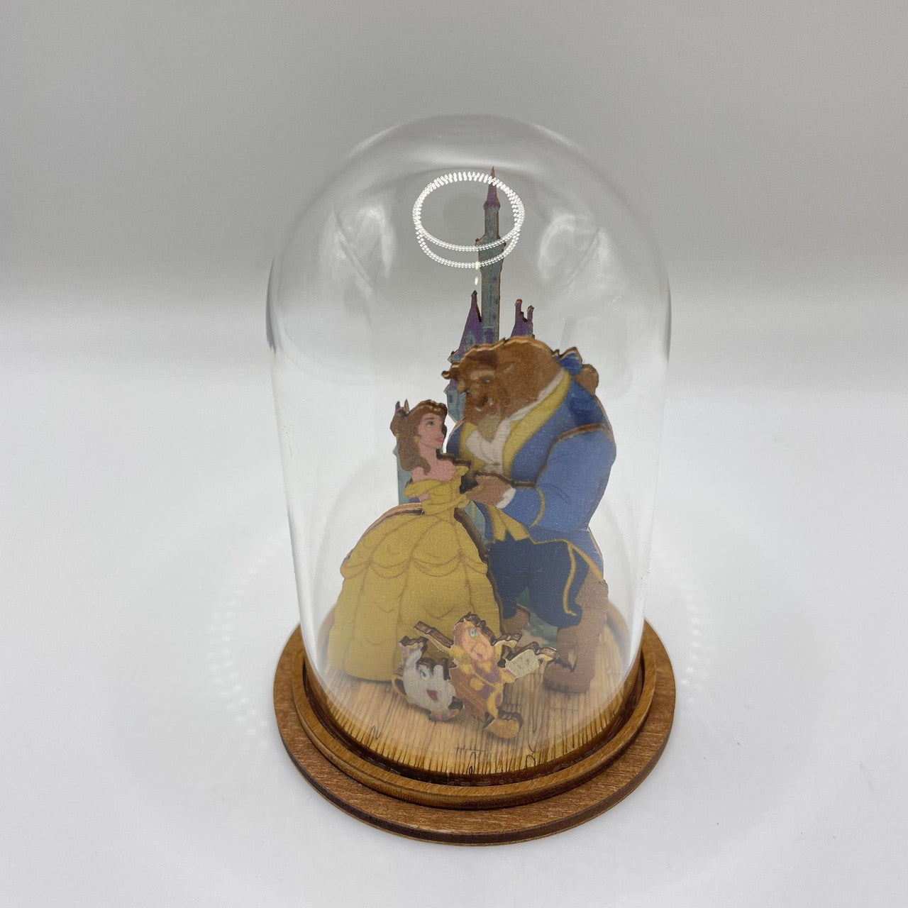 Disney Enchanting Glass Dome 6 Piece Bundle Figurines (COMBINED RRP £102)