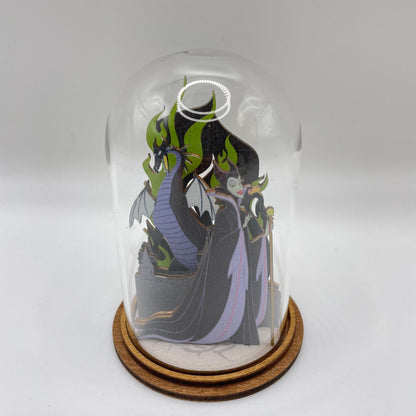 Disney Enchanting Glass Dome 6 Piece Bundle Figurines (COMBINED RRP £102)