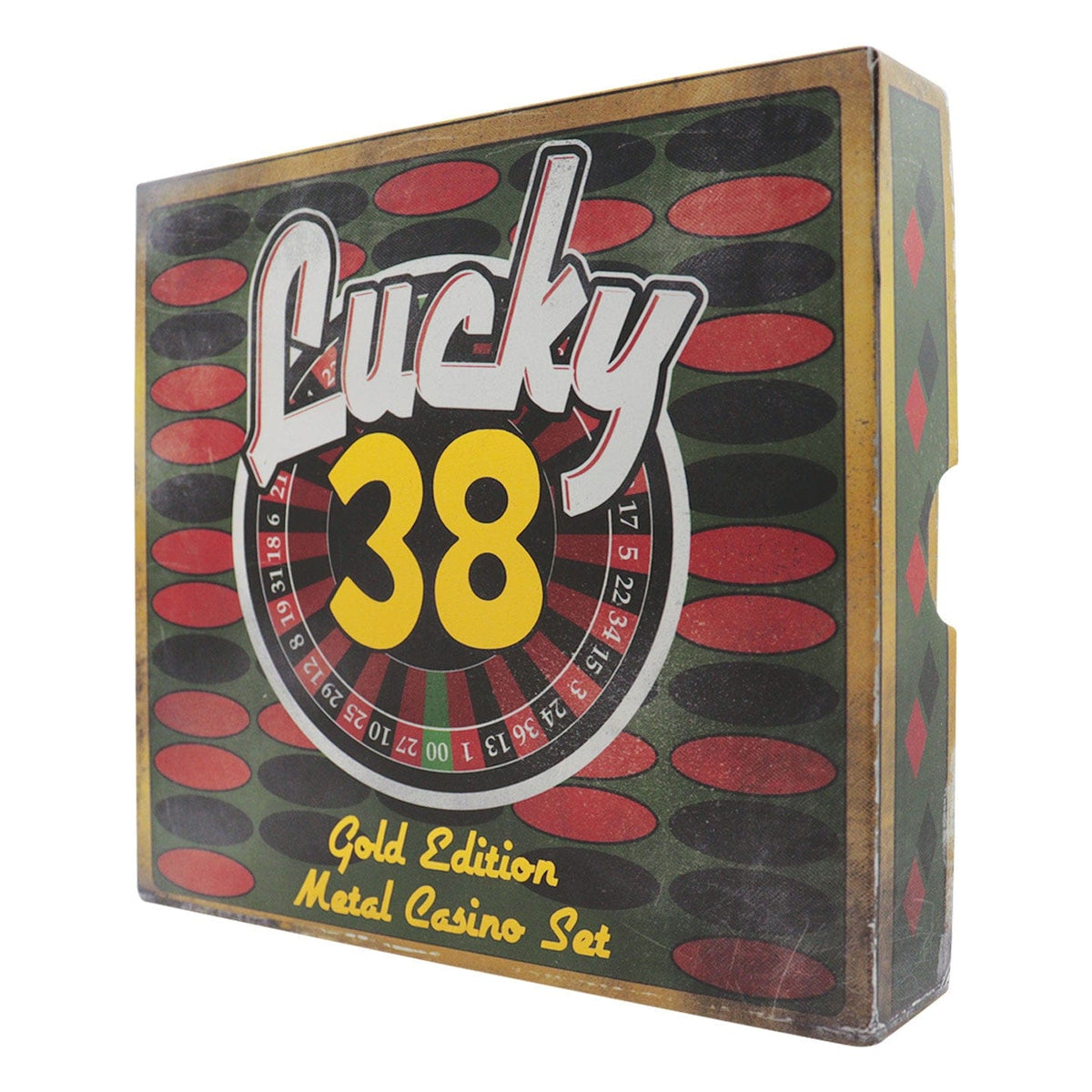 Fallout: New Vegas Lucky 38 Imitation Gold Casino Gifft Set Badge, Poker Chip, Playing Card